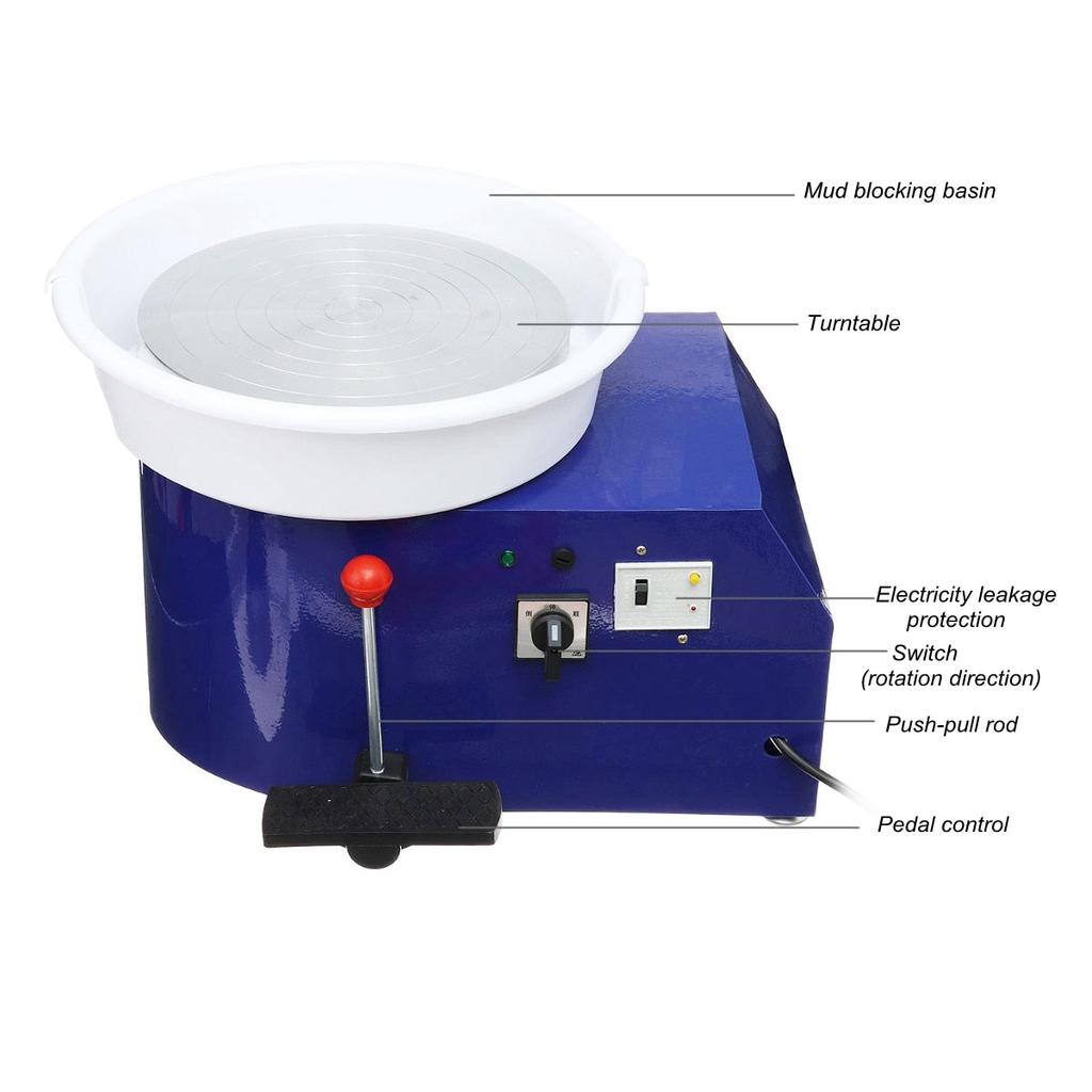 Electric Pottery Wheel with Pedal and Hand Control by HitMyNeed