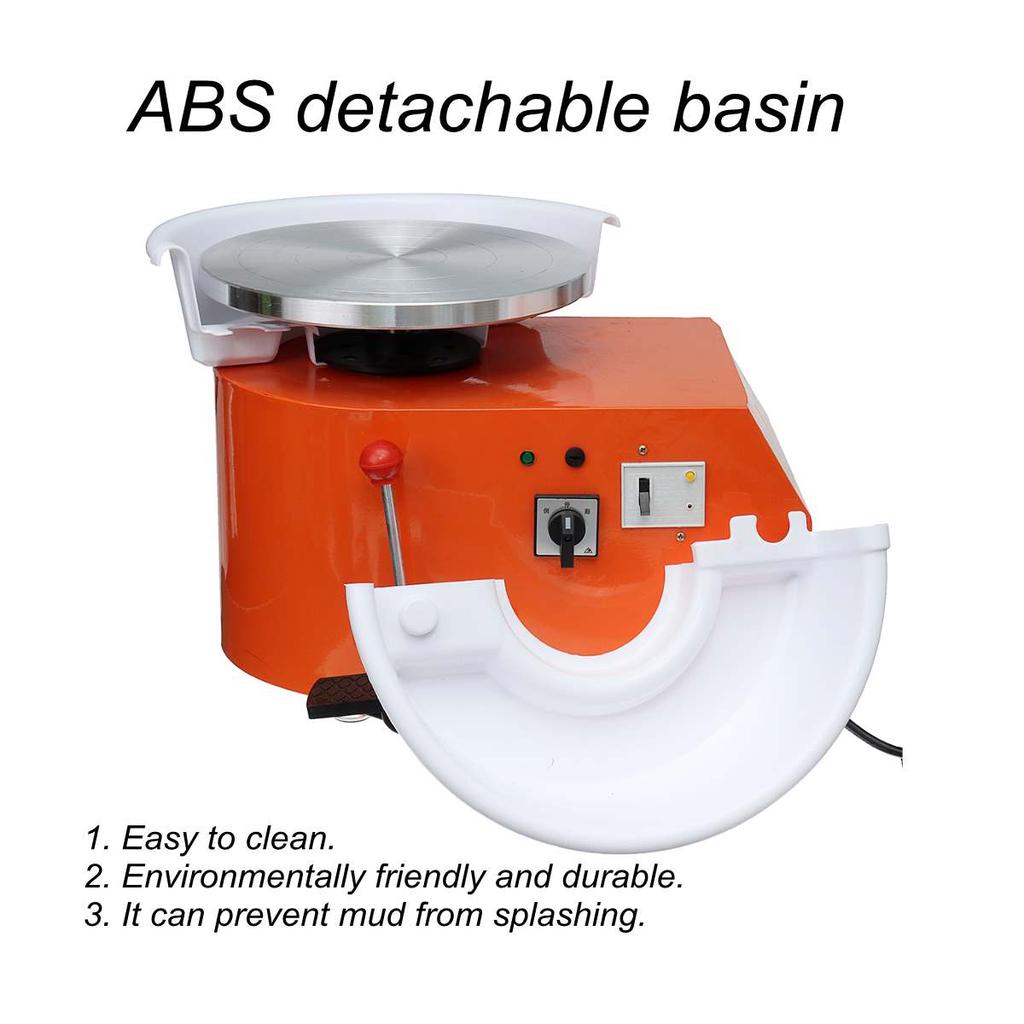 Electric Pottery Wheel with Pedal and Hand Control by HitMyNeed
