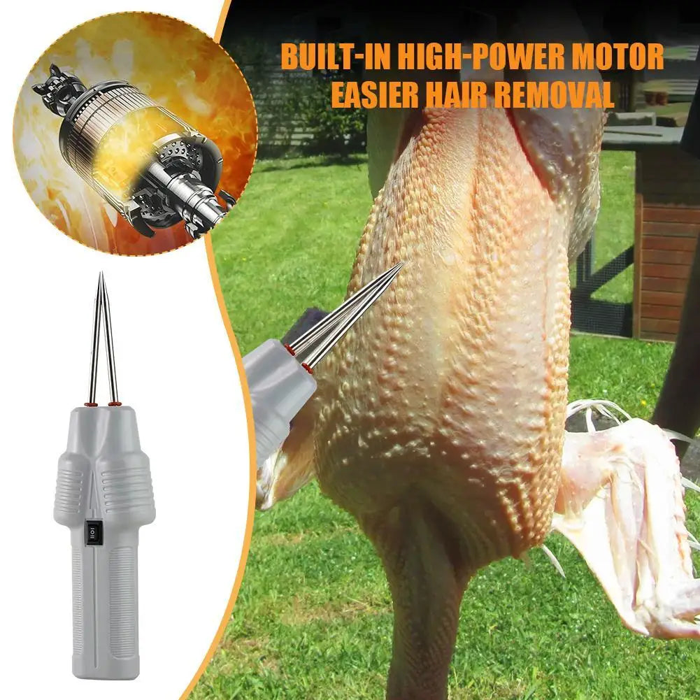 Electric Poultry & Pig Hair Removal Tool, Waterproof by HitMyNeed