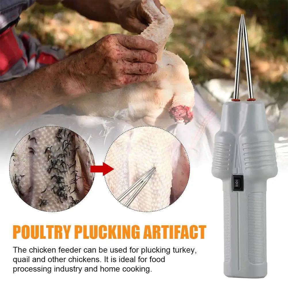 Electric Poultry & Pig Hair Removal Tool, Waterproof by HitMyNeed