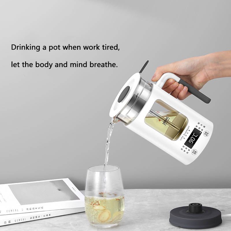 Electric Press Coffee Maker with LCD Temperature Display by HitMyNeed