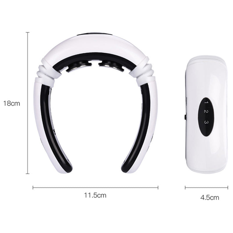 Electric Pulse Neck and Back Massager with Heat by HitMyNeed