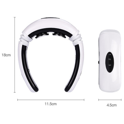 Electric Pulse Neck and Back Massager with Heat by HitMyNeed