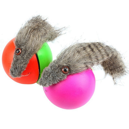 Electric Rolling Weasel Ball Toy for Pets by HitMyNeed