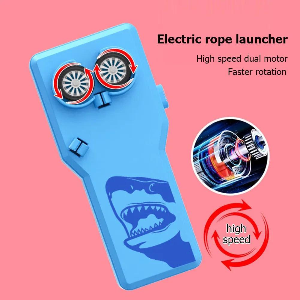 Electric Rope Launcher Propeller Toy with Controller by HitMyNeed