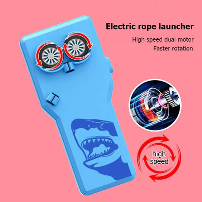 Electric Rope Launcher Propeller Toy with Controller by HitMyNeed