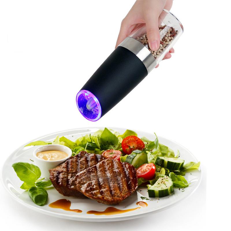 Electric Salt and Pepper Grinder with LED Light by HitMyNeed