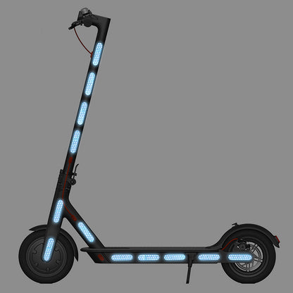 Electric Scooter Reflective Safety Sticker Set by HitMyNeed