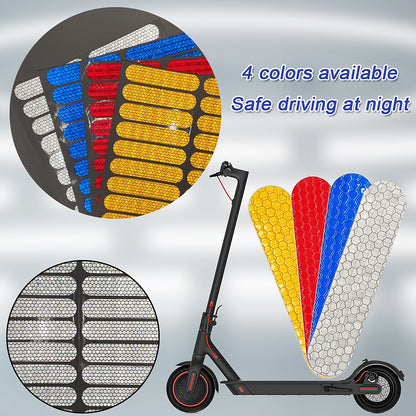 Electric Scooter Reflective Safety Sticker Set by HitMyNeed