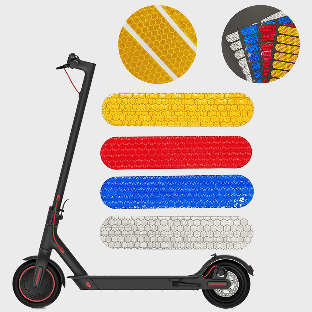 Electric Scooter Reflective Safety Sticker Set by HitMyNeed