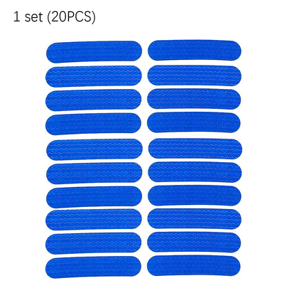 Electric Scooter Reflective Safety Sticker Set blue by HitMyNeed