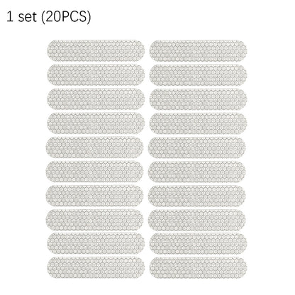 Electric Scooter Reflective Safety Sticker Set silver by HitMyNeed