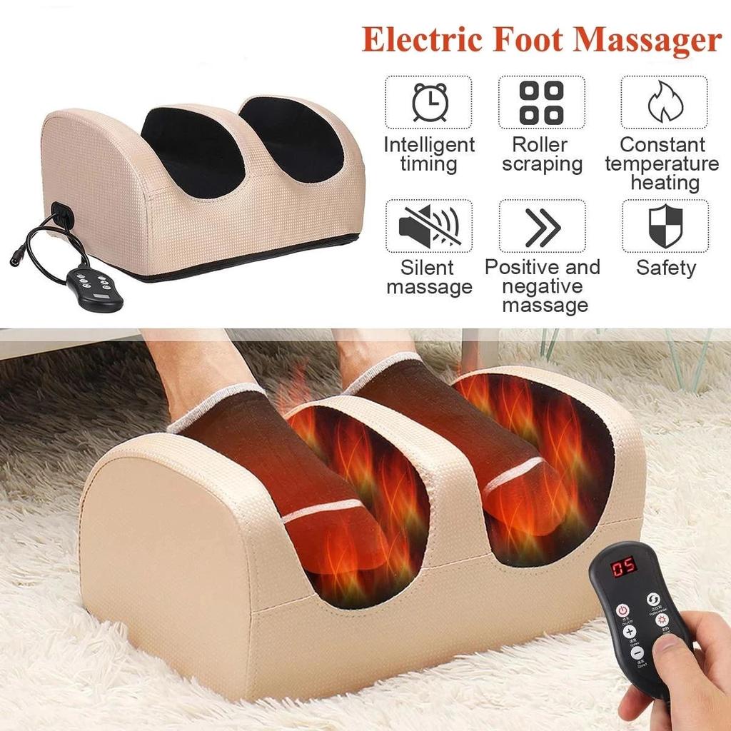 Electric Shiatsu Foot & Calf Massager with Heat by HitMyNeed