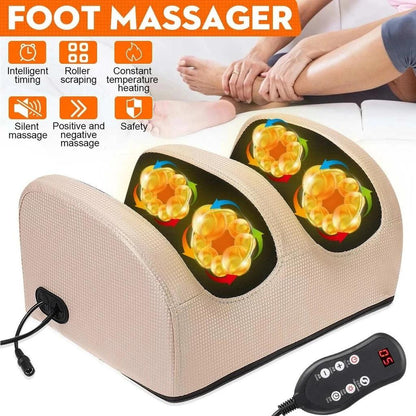 Electric Shiatsu Foot & Calf Massager with Heat by HitMyNeed