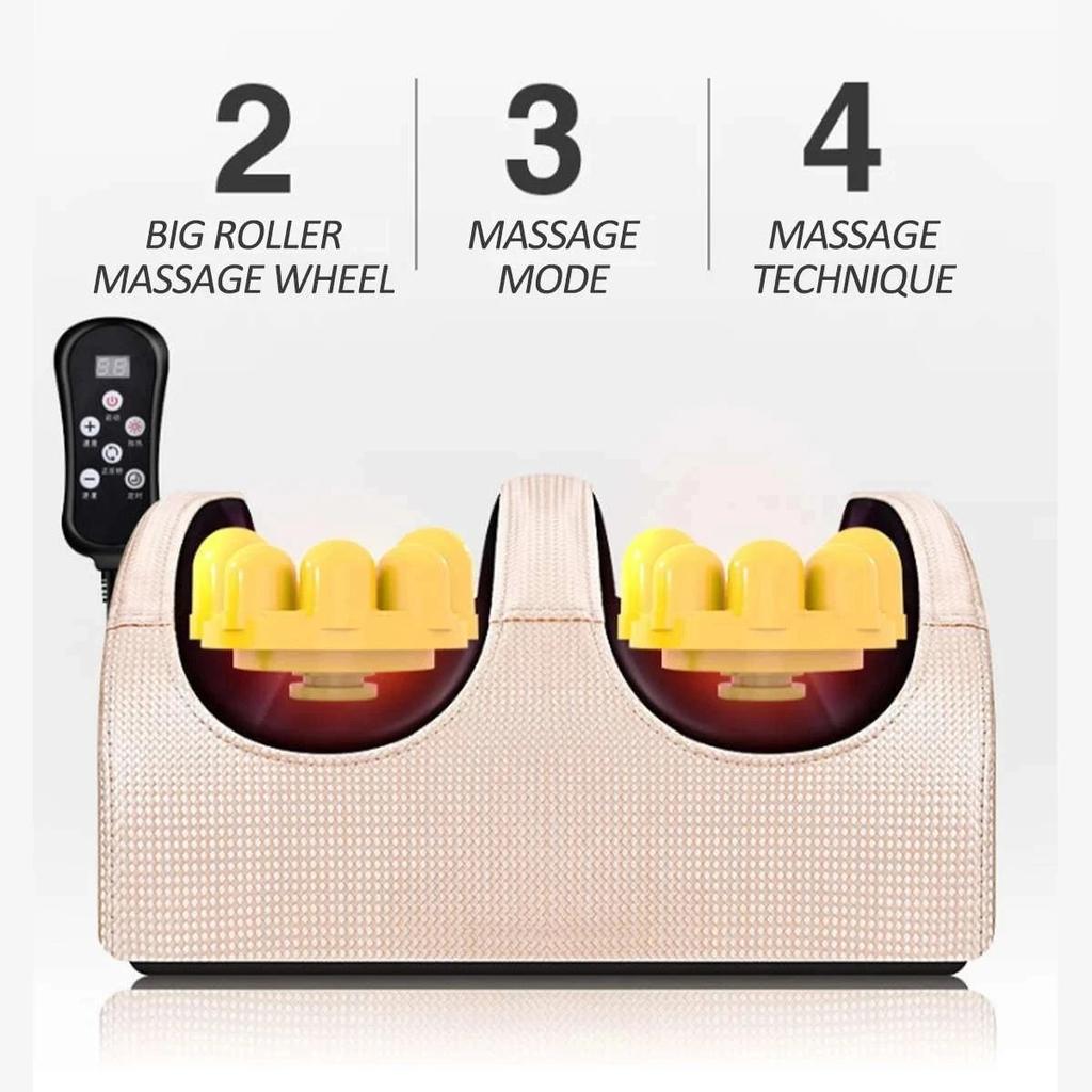 Electric Shiatsu Foot & Calf Massager with Heat by HitMyNeed