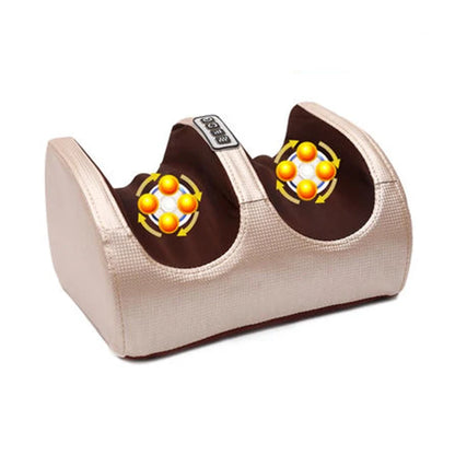 Electric Shiatsu Foot Massager with Heat & Kneading gold us-plug by HitMyNeed