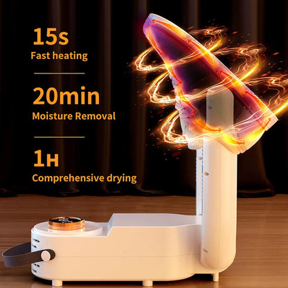 Electric Shoe & Boot Dryer with UV Odor Control by HitMyNeed