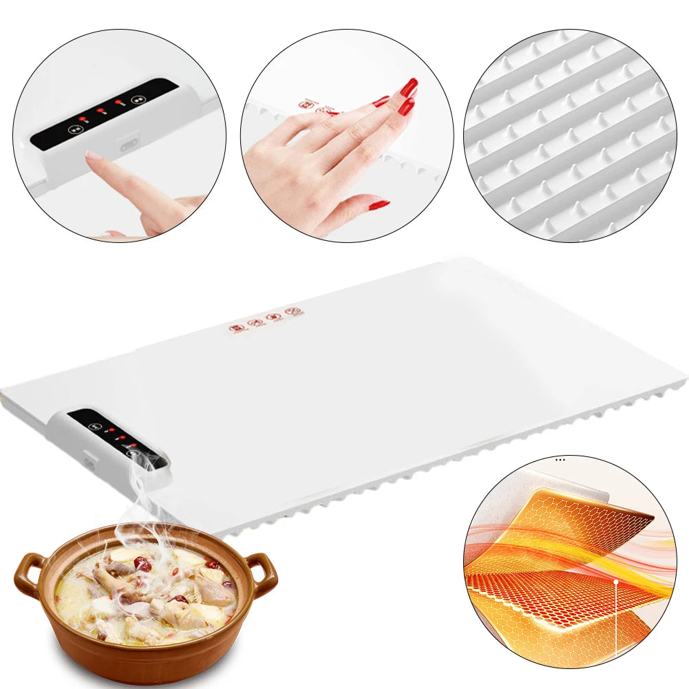 Electric Silicone Warming Tray with Adjustable Heat by HitMyNeed