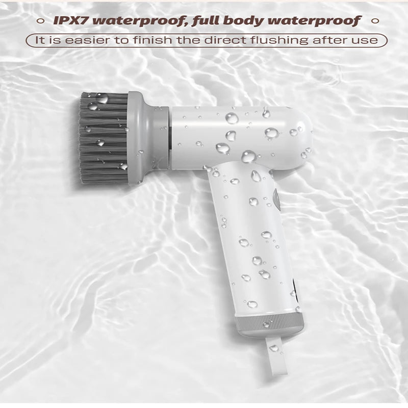 Electric Spin Scrubber with Rechargeable Battery by HitMyNeed