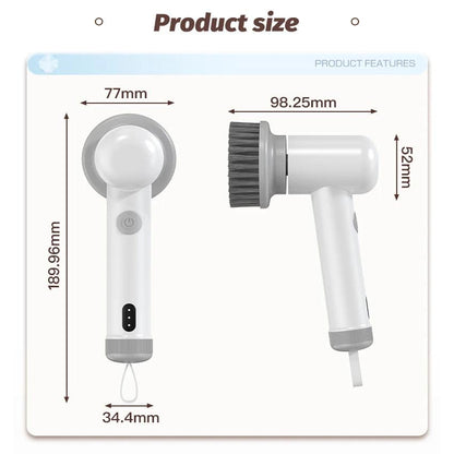 Electric Spin Scrubber with Rechargeable Battery by HitMyNeed