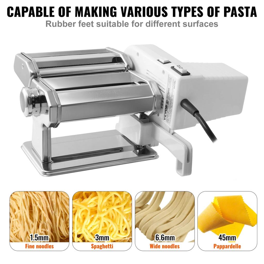 Electric Stainless Steel Fresh Pasta Maker Machine by HitMyNeed