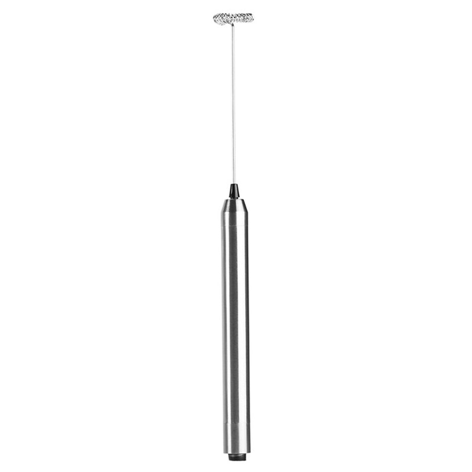 Electric Stainless Steel Milk Frother Handheld by HitMyNeed