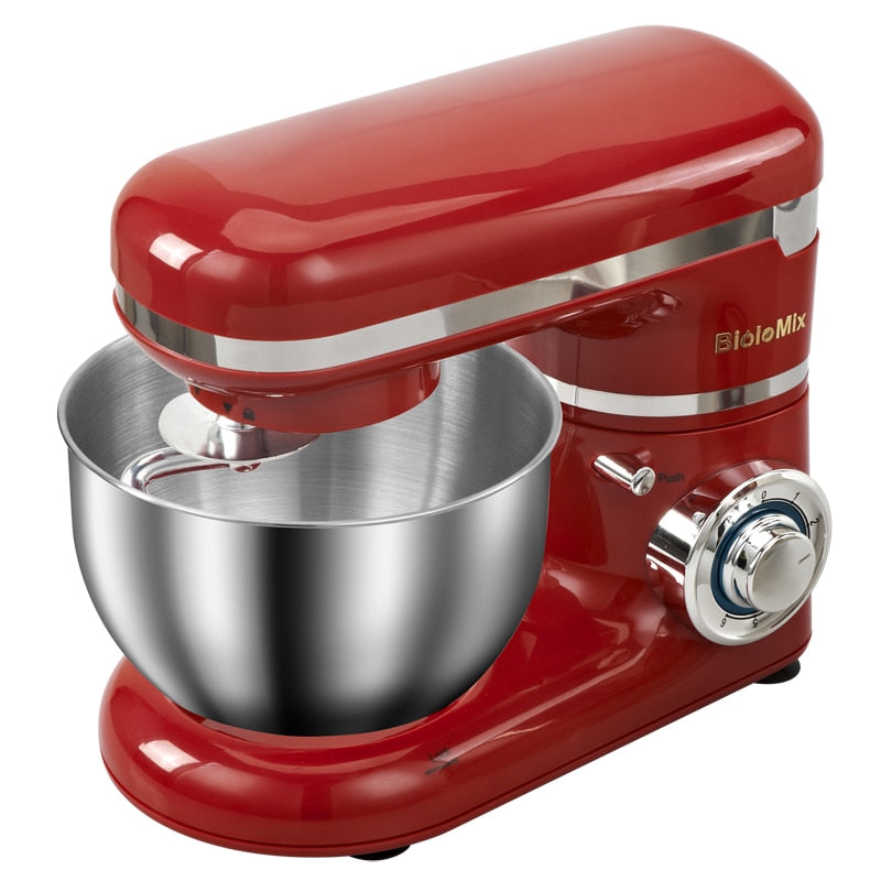 Electric Stand Mixer 4L, 1200W, 6-Speed with Attachments 220-240v-au-adapter by HitMyNeed