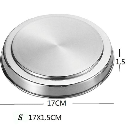 Electric Stove Burner Covers Set of 4, Stainless Steel by HitMyNeed