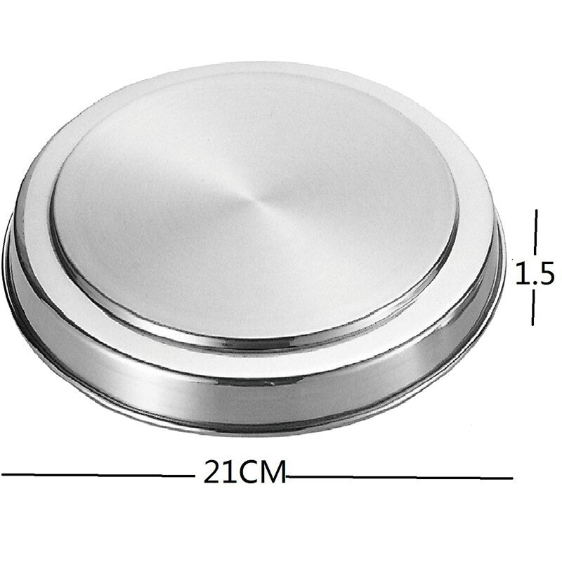 Electric Stove Burner Covers Set of 4, Stainless Steel by HitMyNeed