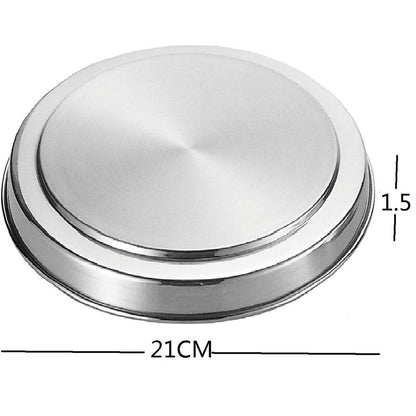 Electric Stove Burner Covers Set of 4, Stainless Steel by HitMyNeed