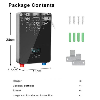 Electric Tankless Instant Water Heater for Bathroom by HitMyNeed