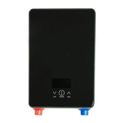 Electric Tankless Instant Water Heater for Bathroom all-black 220v by HitMyNeed