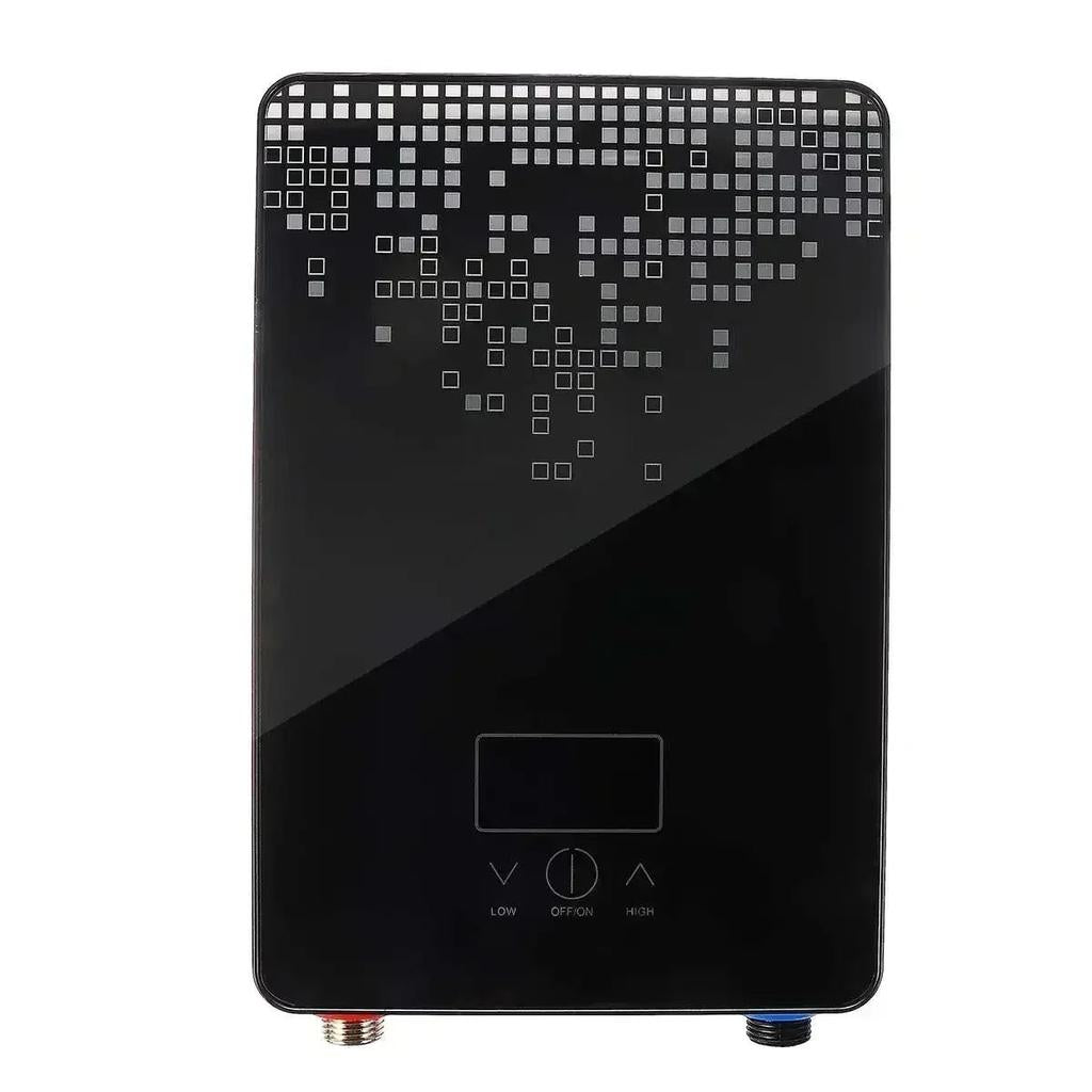 Electric Tankless Instant Water Heater for Bathroom black 220v by HitMyNeed