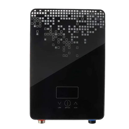 Electric Tankless Instant Water Heater for Bathroom black 220v by HitMyNeed