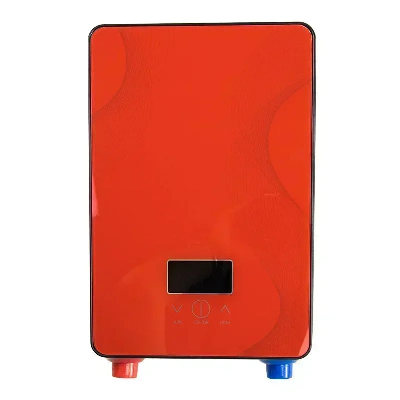 Electric Tankless Instant Water Heater for Bathroom red 220v by HitMyNeed