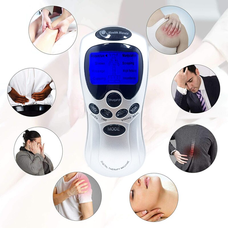 Electric TENS Unit Muscle Stimulator for Pain Relief by HitMyNeed