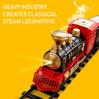 Electric Train Set with Track Layout for Kids by HitMyNeed