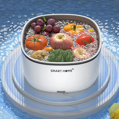Electric Ultrasonic Fruit & Vegetable Washer Bucket by HitMyNeed