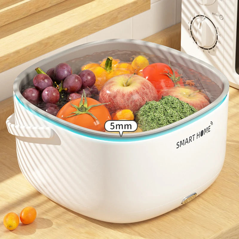 Electric Ultrasonic Fruit & Vegetable Washer Bucket by HitMyNeed