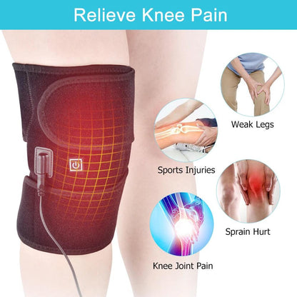 Electric USB Heated Knee Pad for Joint Pain Relief by HitMyNeed