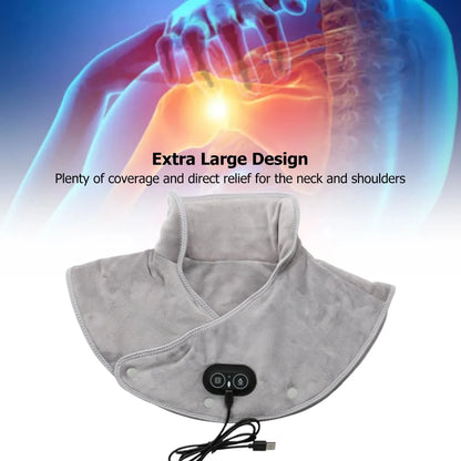 Electric USB Heated Neck & Shoulder Shawl Massager by HitMyNeed