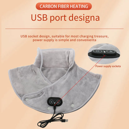 Electric USB Heated Neck & Shoulder Shawl Massager by HitMyNeed