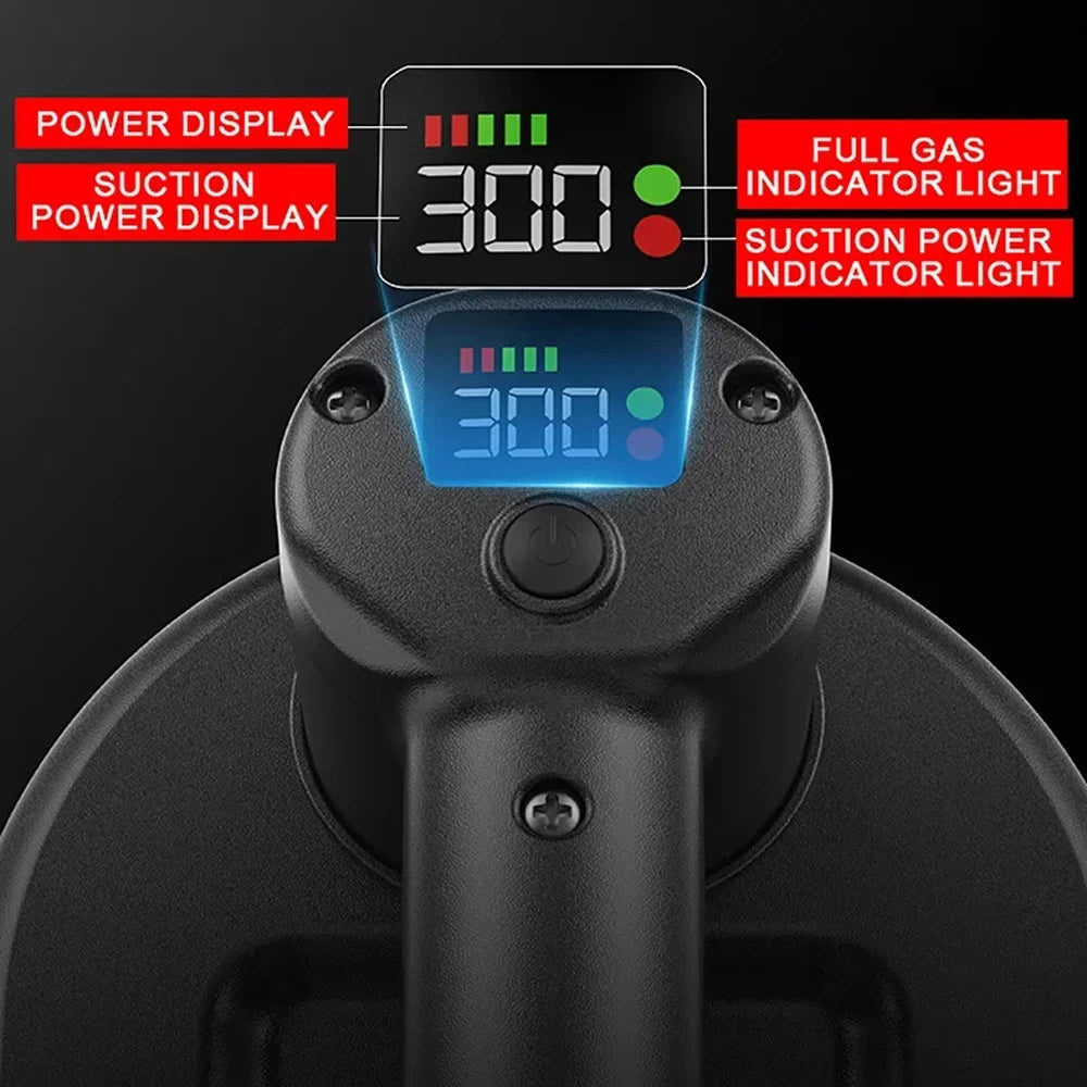 Electric Vacuum Suction Cup Lifter 300KG with Display by HitMyNeed