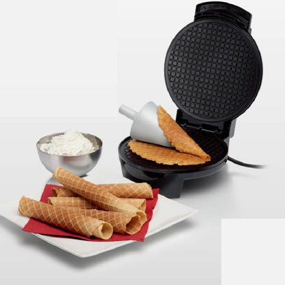 Electric Waffle Cone Maker with Non-Stick Plates by HitMyNeed
