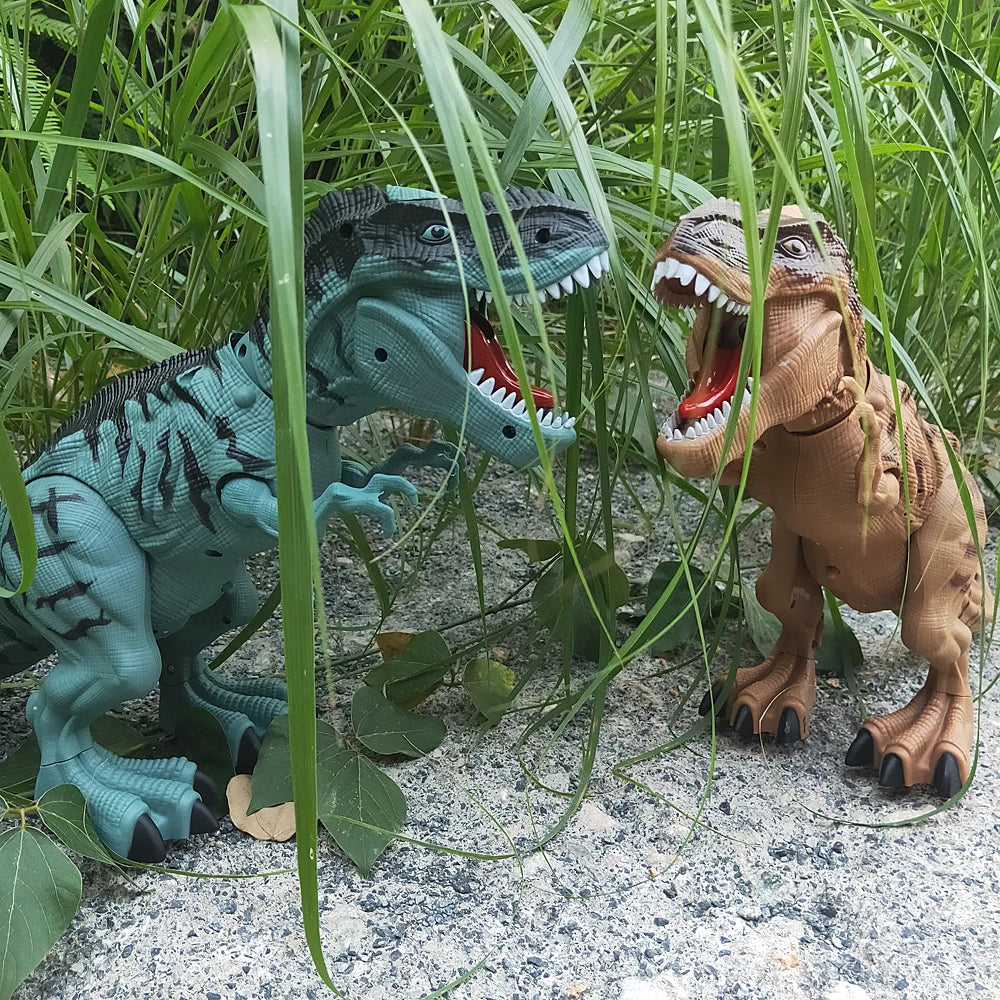 Electric Walking Dinosaur Robot Toy with Spray & Eggs by HitMyNeed