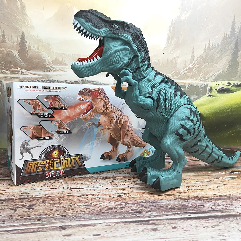 Electric Walking Dinosaur Robot Toy with Spray & Eggs by HitMyNeed