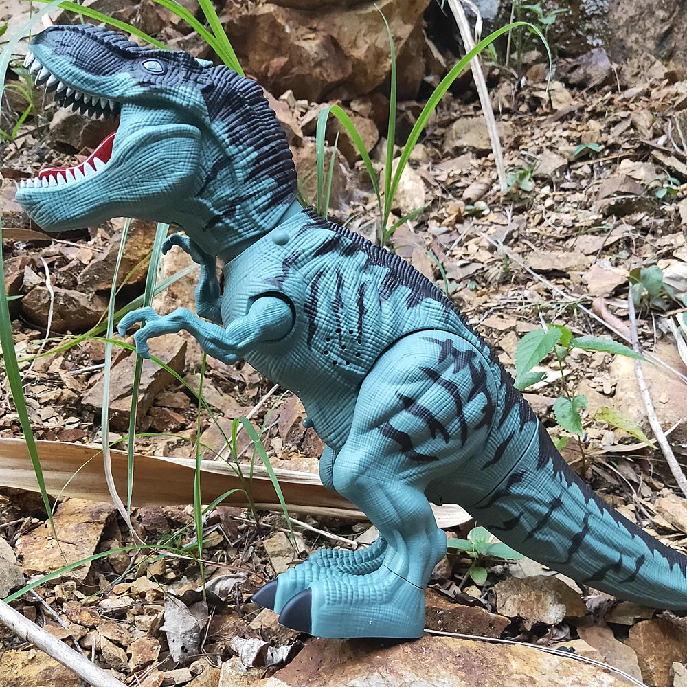 Electric Walking Dinosaur Robot Toy with Spray & Eggs by HitMyNeed
