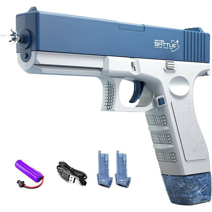 Electric Water Blaster Pistol with Tank for Kids by HitMyNeed