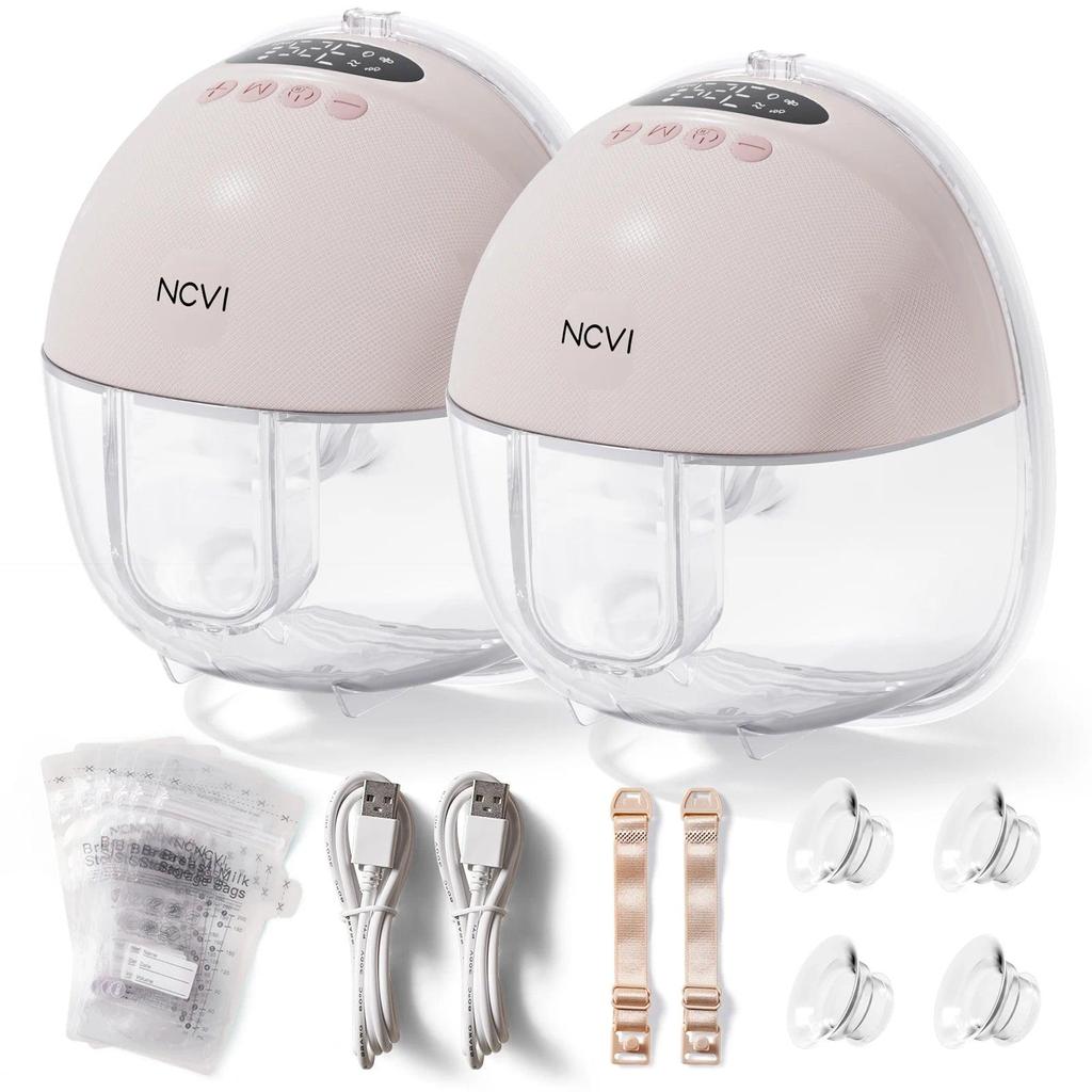 Electric Wearable Breast Pump, Hands-Free with Smart Display by HitMyNeed