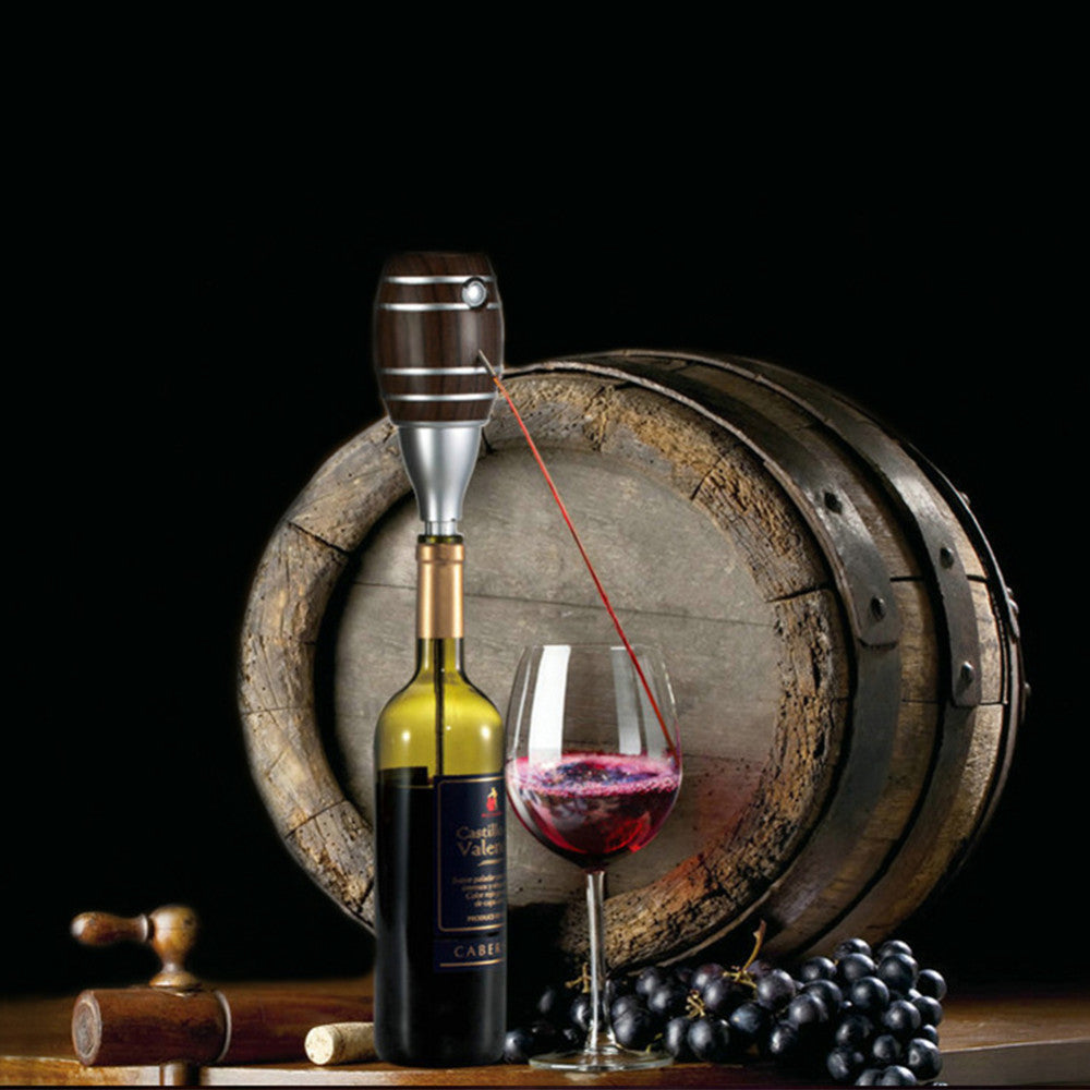 Electric Wine Barrel Pourer and Stopper by HitMyNeed